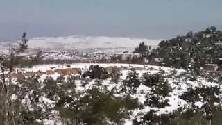 סערת השלג הגדולה - איזור מירון - ספסופה
