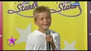 Mattéo lors du casting de l'école des stars !