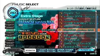 EXTRA STAGE / PARANOIA survivor MAX / beatmania IIDX 9th style