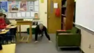 Mr Ferguson Does the Worm in Speech Class (Remix)