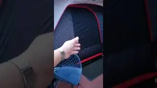 FULL: Night 3 Tent Test $99 Costco Core Lighted 10'x10' 6 plTent w/Quest 10'x10' Slant Leg Canopy