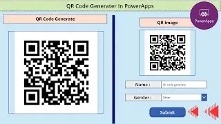 Generate QR Code Using Modern Functions And QR Image API in powerapps
