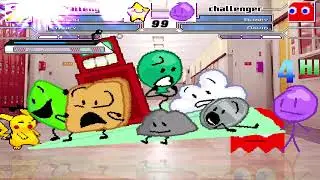 Pikachu and Starfy  vs  Blinky and David (bfdi) | Best of 3
