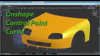 Onshape Car Surfacing Tutorial - Toyota Supra - Part 2 Car Body Surfacing