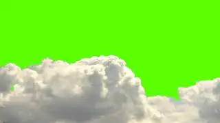 Real Clouds on a Green Screen Background   Free Royalty Stock Footage and Animationmp4