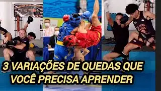 3 VARIAÇÕES DE QUEDAS QUE VOCÊ PRECISA APRENDER #sanda #mma #boxechines