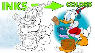 Cartoon Character Inking plus Using the Reference Layer in Clip Studio Paint