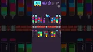 Cups - water sort puzzle | level 381 | ⭐️⭐️⭐️