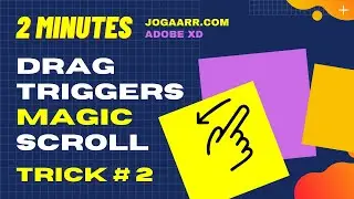 [Jogaarr] Trick # 2 Cool Slider Adobe XD Drag Horizontal Scroll Animation for Interactive Carousal