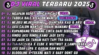DJ TIKTOK TERBARU 2025-🎵DJNGAPAIN REPOT X PICA PICA 2 🎵DJ TABOLA BALE X CALON MANTU  FULL ALBUM