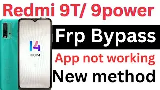 redmi 9 power frp bypass  / redmi 9t frp bypass / redmi 9 power frp bypass miui 14