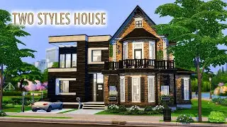 Different Styles House / The Sims 4 / Speed Build /  Дом в разных стилях / Симс 4