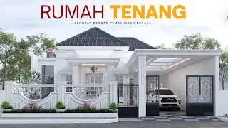 GAK NYANGKA! Desain Rumah Modern Klasik 1 Lantai 10x17 m Ini Terlihat Semewah Ini 😱