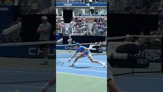 Jannik Sinner Insane Passing Shot at 2024 US Open #shorts