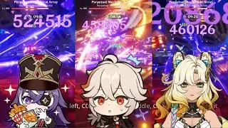 C6 Chevreuse vs C0 Kazuha vs C0 Xilonen for C2 R1 Raiden Team | Genshin Impact