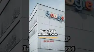 Google STEP Internship | Google Job Vacancy #shorts