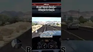 American Truck Simulator Broken Mechanic! Full Speed, Invisible wall...