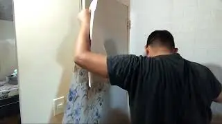 Reforma do meu quarto parte 3/ porta 🚪