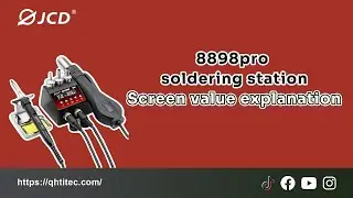 2024 new style, easy-to-use soldering station 丨Screen value explanation
