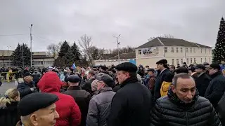 Митинг против произвола ООО Экострой. город Благодарный