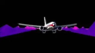 Landing passenger airplane flying whoosh Sound Effect