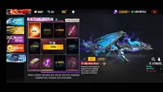 free fire new event  blue flame Draco Ak  return