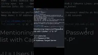 Bruteforce attack on SSH (Secure Shell) using Ncrack 2023! 