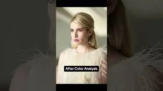 Emma Roberts Color Analysis ❤️ #fourseasonsstudio #emmaroberts #coloranalysis #colorseasons