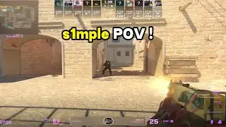 s1mple PLAYS FACEIT MIRAGE🔥(CS2 POV)
