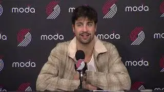 Deni Avdija Postgame Interview | Portland Trail Blazers 104, Golden State Warriors 139