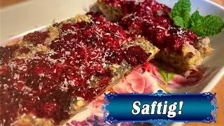 Himbeere trifft auf Haferflocke- schneller Frühstückskuchen