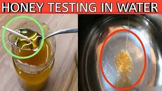 How to Test Honey at Home: Water and Matchstick Methods