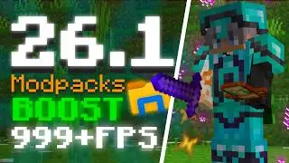 26.1 FPS MODPACK | MINECRAFT NEVER LAGGED LIKE THIS!!!