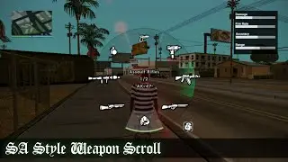 SA Style Weapon Scroll (Touch) [GTA SA Android MOD]
