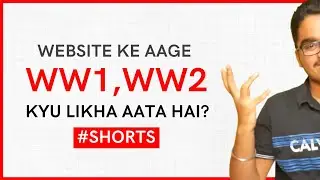 What is WW1, WW2? Why it sometimes replace WWW? 