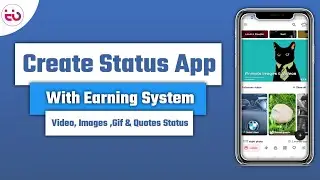 How To Create Status App With Reword Point | Android Studio | Video ,Image ,Gif & Quotes Status