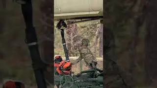 101st Field Artillery Regiment Sling Load Training