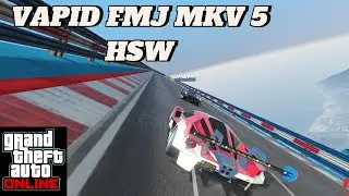 GTA Online Stunt race with new Vapid FMJ MKV HSW on Stunt Plummet II stunt track