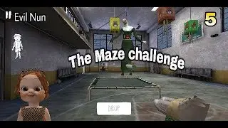 EVIL NUN Horror gameplay - The Maze Challenge 5