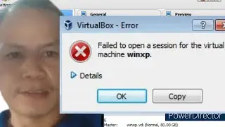 failed to open a session for the virtual machine | 