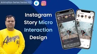Micro Interactions of Instagram Stories in Framer | Framer | Tutorial 2