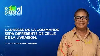 RECHARGE 21 / JOUR 19 / L'ADRESSE DE LA COMMANDE  SERA DIFFÉRENTE DE CELLE  DE LA LIVRAISON