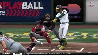 Guardians @ Athletics 3/28/2024 MLB the show 24