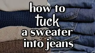 how to style a sweater and jeans - over 40
