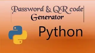 Password & QR code generator using Python
