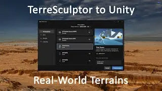 Unity Real-World Terrains with TerreSculptor