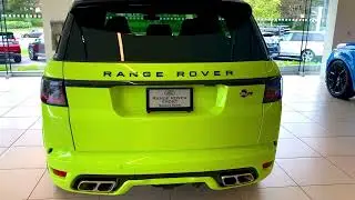 2022 Range Rover Sport SVR Carbon Edition Acid Green Jaguar Land Rover Newport Beach