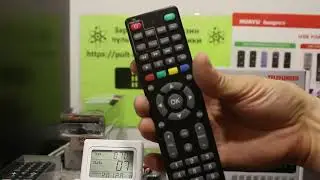 Пульт к Telefunken TF-DVBT260, TF-DVBT261 настройка на управление ТВ. Вариант заменяющего пульта.