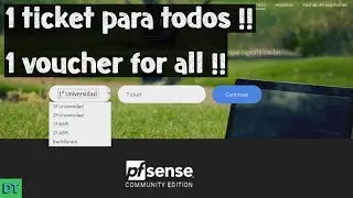 ✔️ PFSENSE  |  Un ticket para todos [Portal Cautivo] - One Voucher for all [Captive Portal] 2018