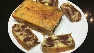 Vanilla Chocolate Cake Recipe (with only one egg) ⎜Cook with Nahima